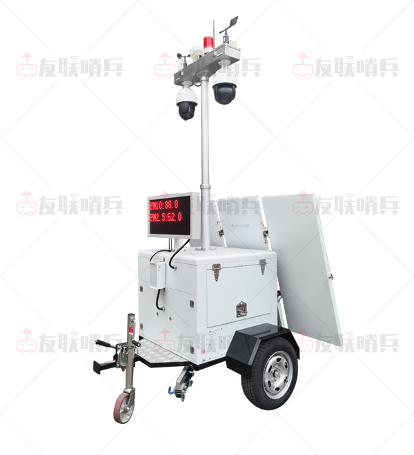 工地?fù)P塵氣象監(jiān)測太陽能移動(dòng)監(jiān)控車